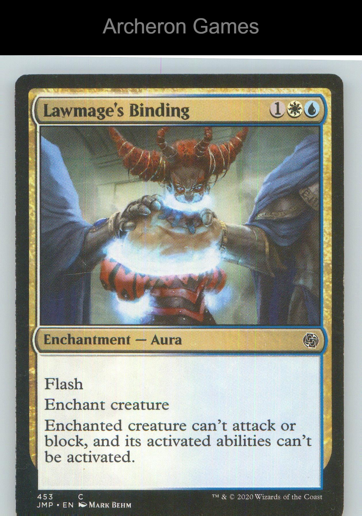 Lawmage's Binding JMP 453 C MTG Card NM/EX+