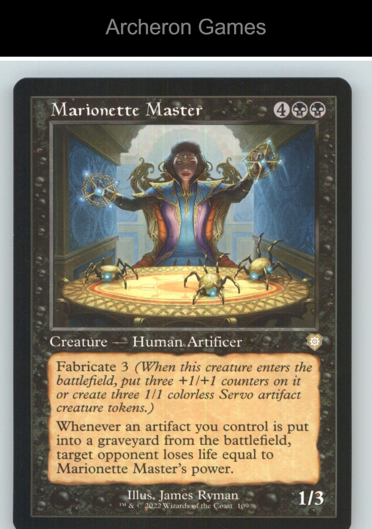 Marionette Master (Retro Frame) BRC 109 R MTG Card NM/EX+