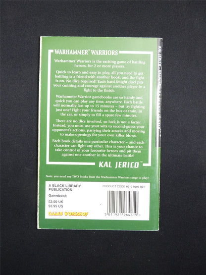 Warhammer Warriors: kal Jerico Booklet #M9