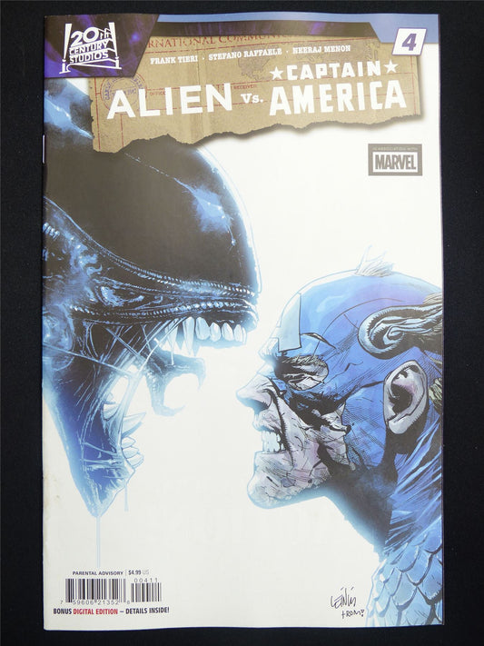ALIEN vs Captain America #4 Cvr A - Apr 2026 Marvel Comic #25N