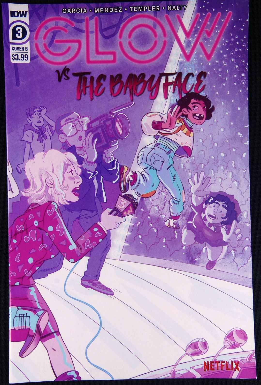 GLOW vs Babyface #3 Cvr B - IDW Comic #IT