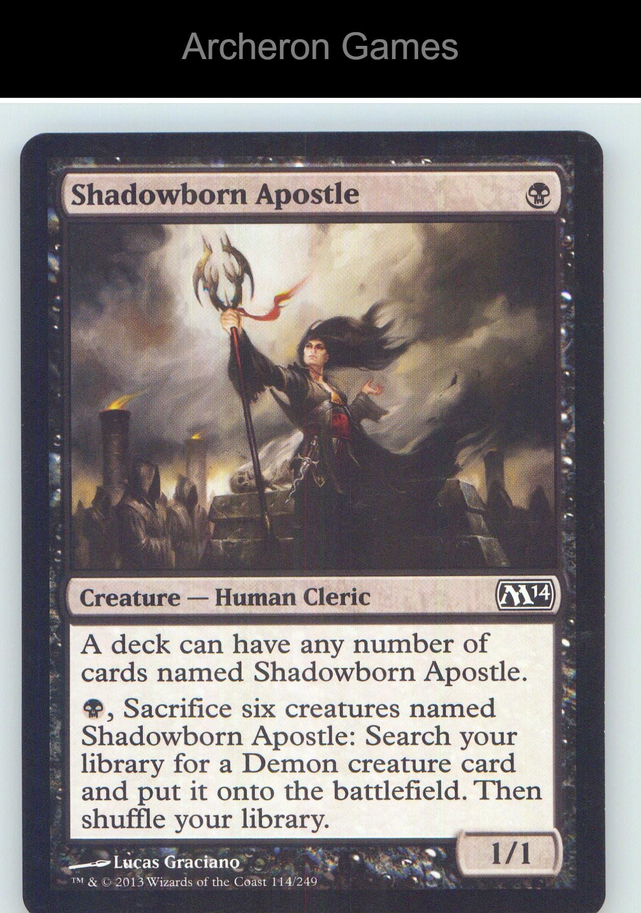 Shadowborn Apostle M14 114 C MTG Card NM/EX+