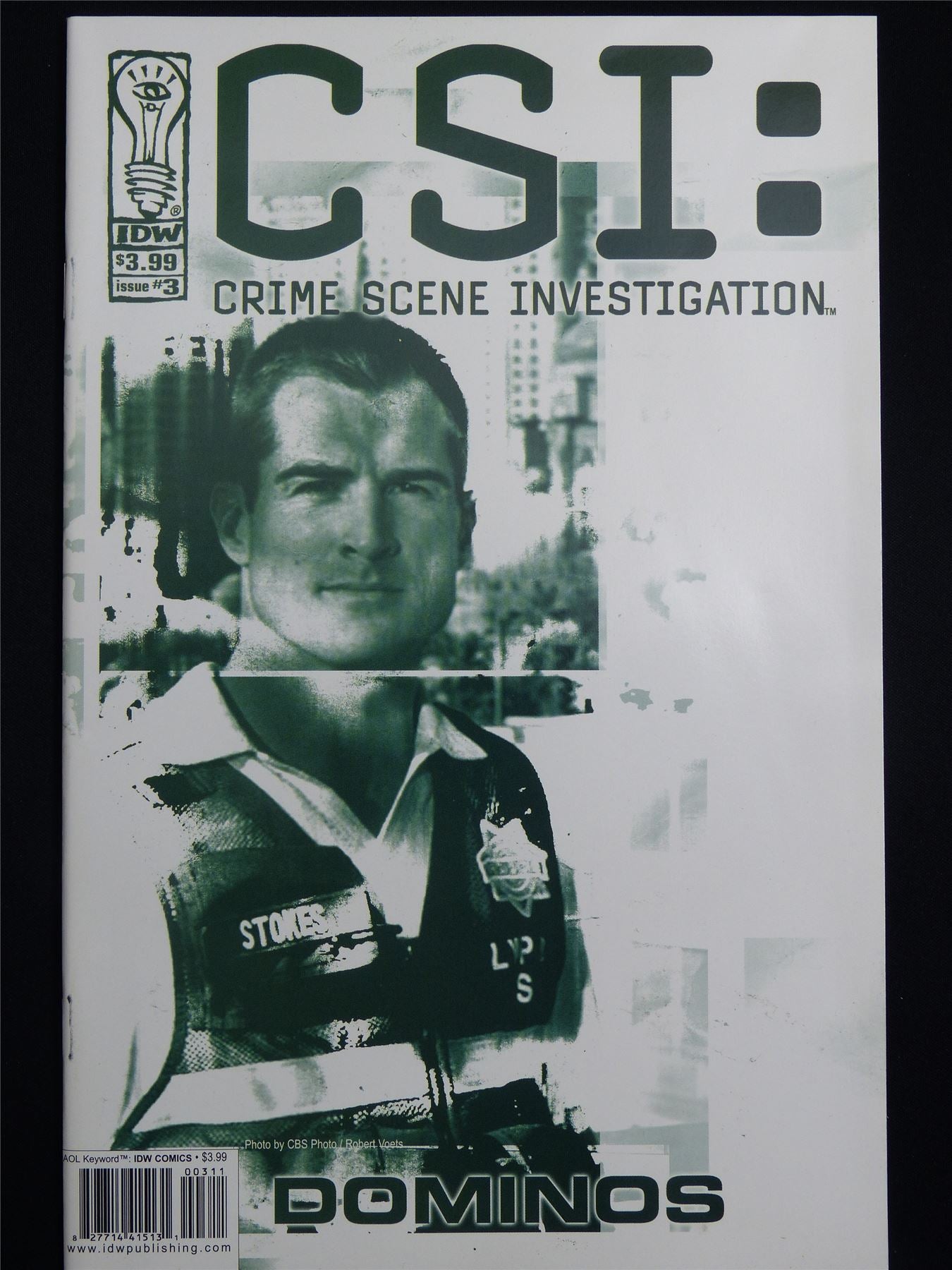 CSI: Crime Scene Investigation: Dominos #3 - IDW Comic #2SC
