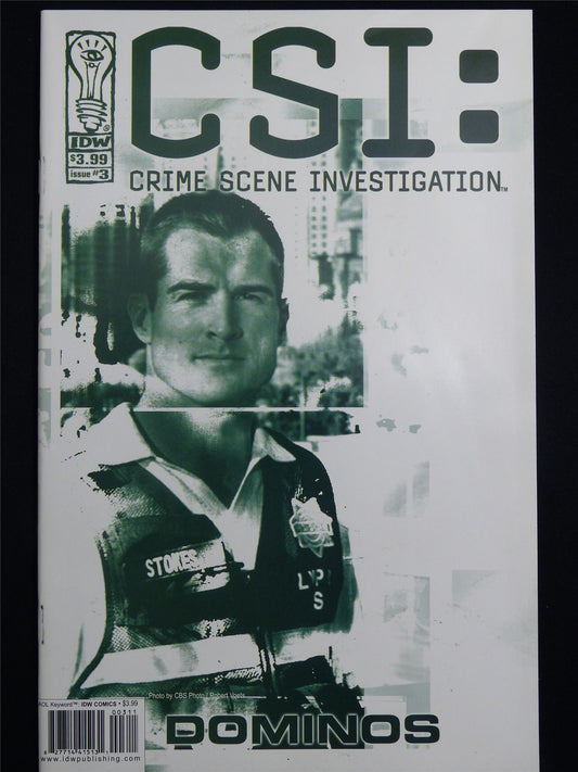 CSI: Crime Scene Investigation: Dominos #3 - IDW Comic #2SC