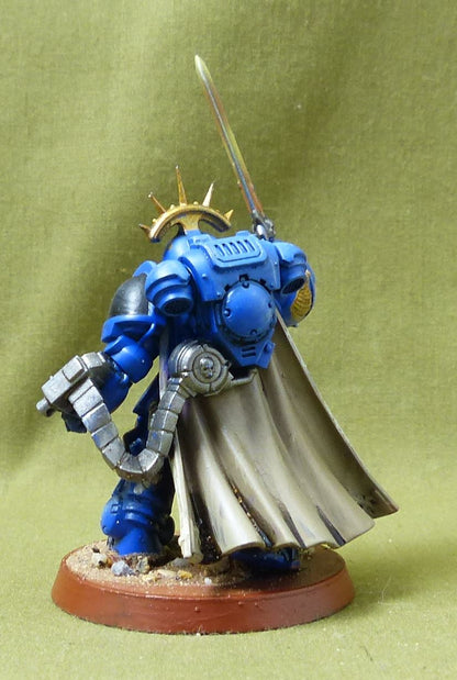 Captain in Gravis Armour painted - Space Marines - Warhammer 40K #1TY