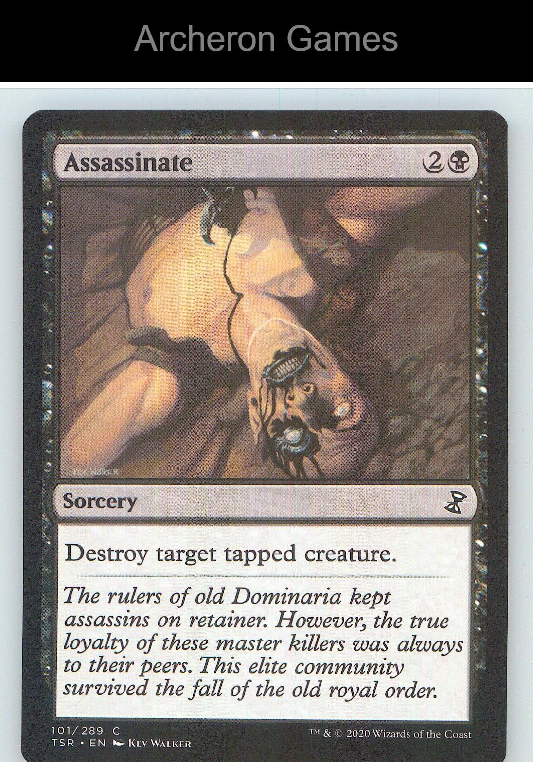 Assassinate TSR 101 C MTG Card NM/EX+