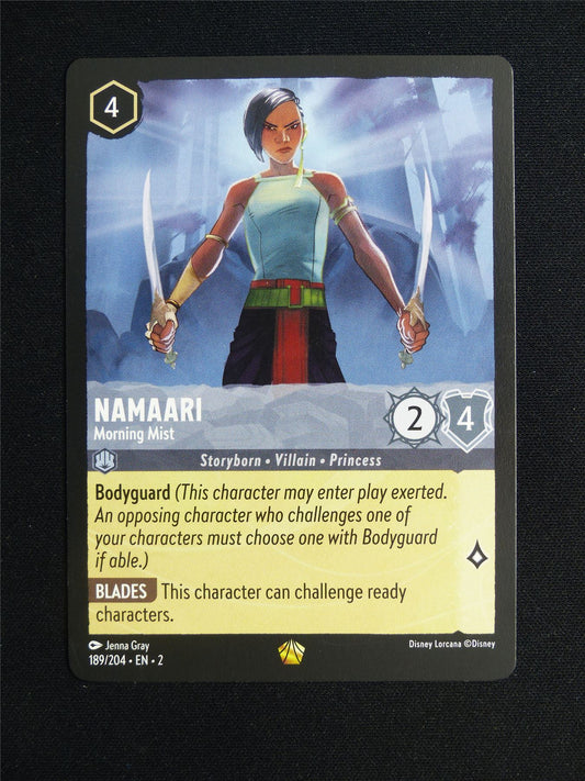 Namaari Morning Mist 189/204 - Lorcana Card #1ZW