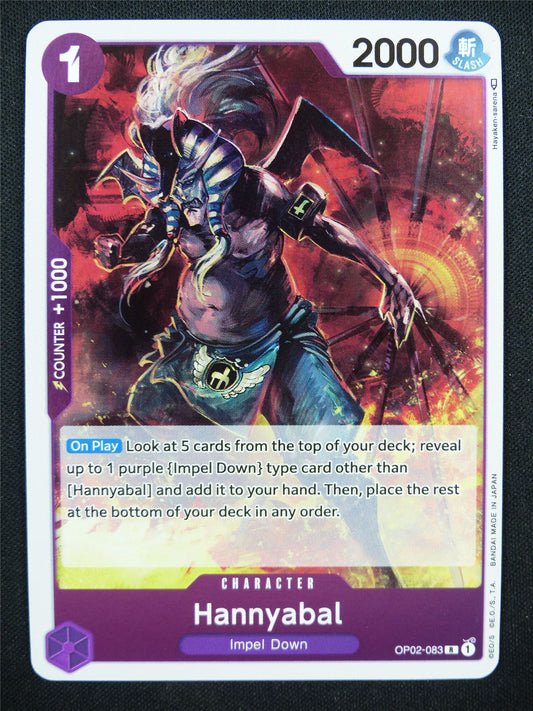 Hannyabal OP02-083 R - One Piece Card #4L