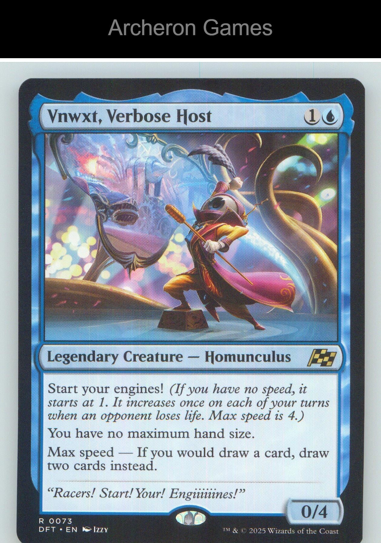 Vnwxt, Verbose Host DFT 73 R MTG Card NM/EX+