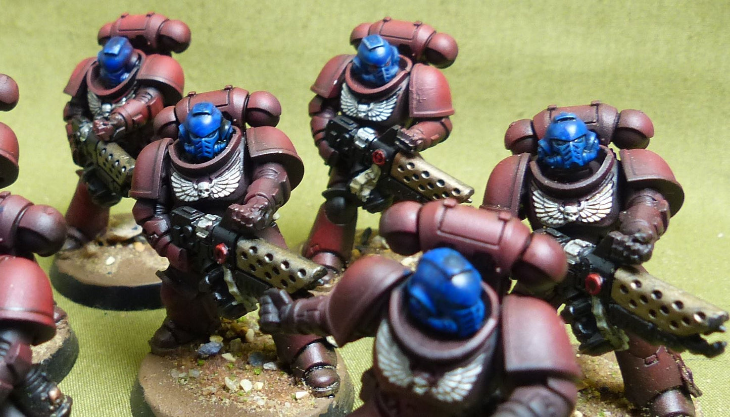 Infernus Squad painted - Blood Angels - Warhammer 40K #3Z0