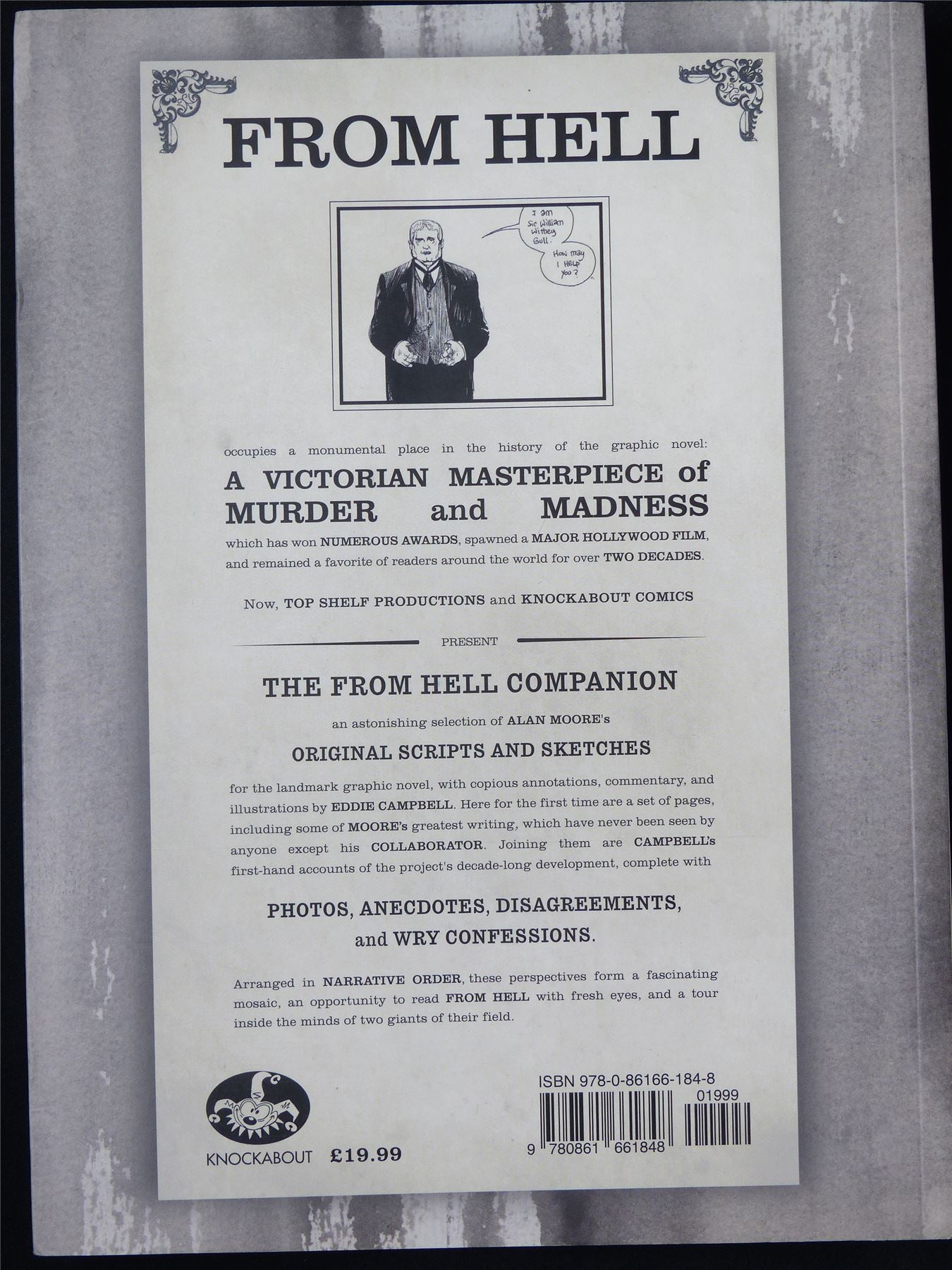 The From Hell Companion by Alan Moore - Knockabout Graphic Softback #29H