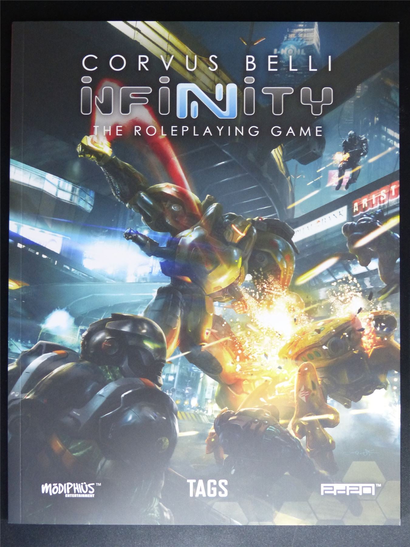 Infinity: Tags - 2D20 Roleplay Softback #482