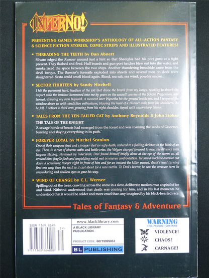Inferno! Tales of Fantasy and Adventure #39 - Workshop Black Library Publication #1NS