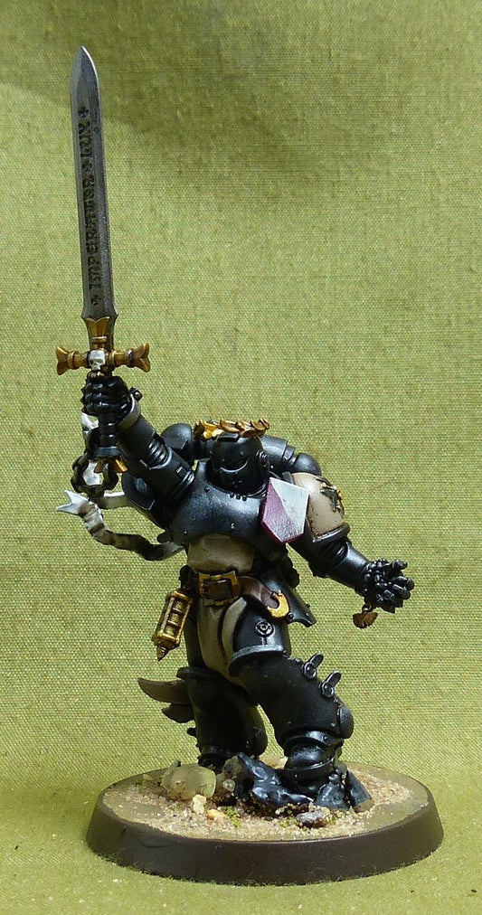 Emperor's Champion painted - Black Templar - Warhammer 40K #434