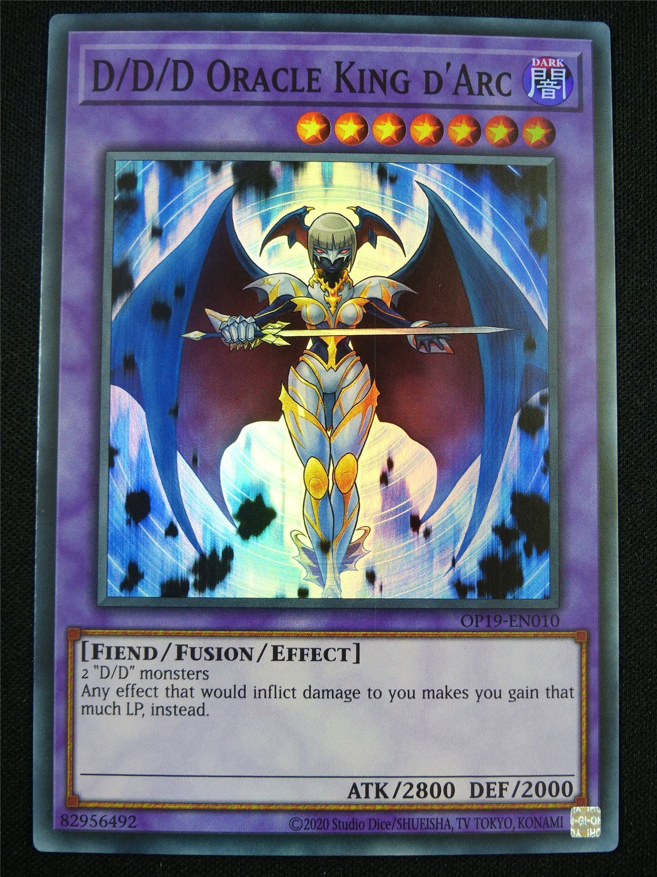 D/D/D Oracle King D'Arc OP19 Super Rare - Yugioh Card #52