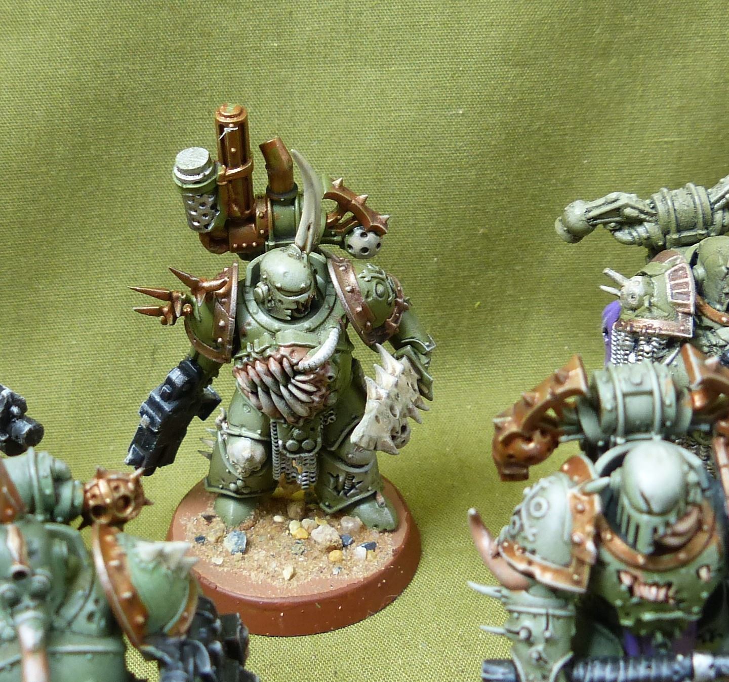 Plague Marines painted - Death Guard - Warhammer 40K #36Z