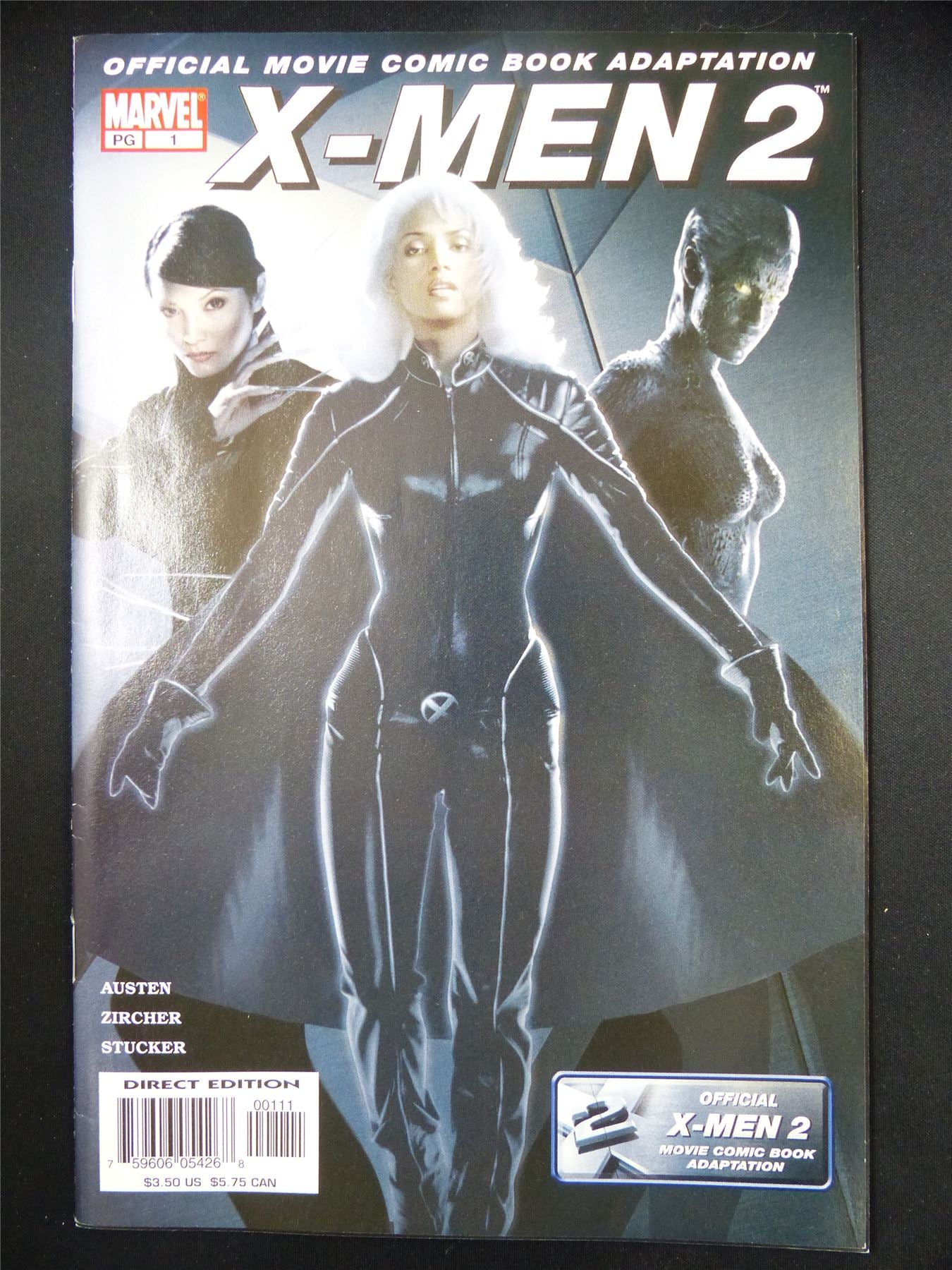 X-MEN 2 #1 Official movie prequel - Marvel Comic #4T7