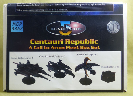 Classic Metal Centauri Republic box set - Babylon 5: Call to Arms Miniatures #2M0