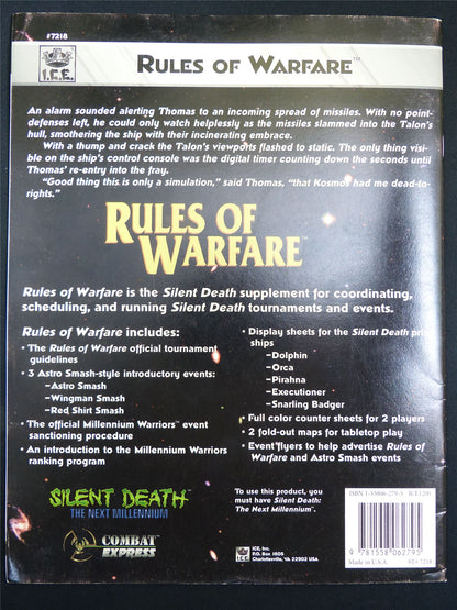 Silent Death: Rules of Warfare Miniatures Sourcebook - I.C.E. Booklet #2R0