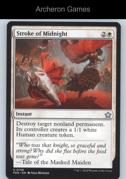 Stroke of Midnight FDN 148 UC MTG Card Foundations