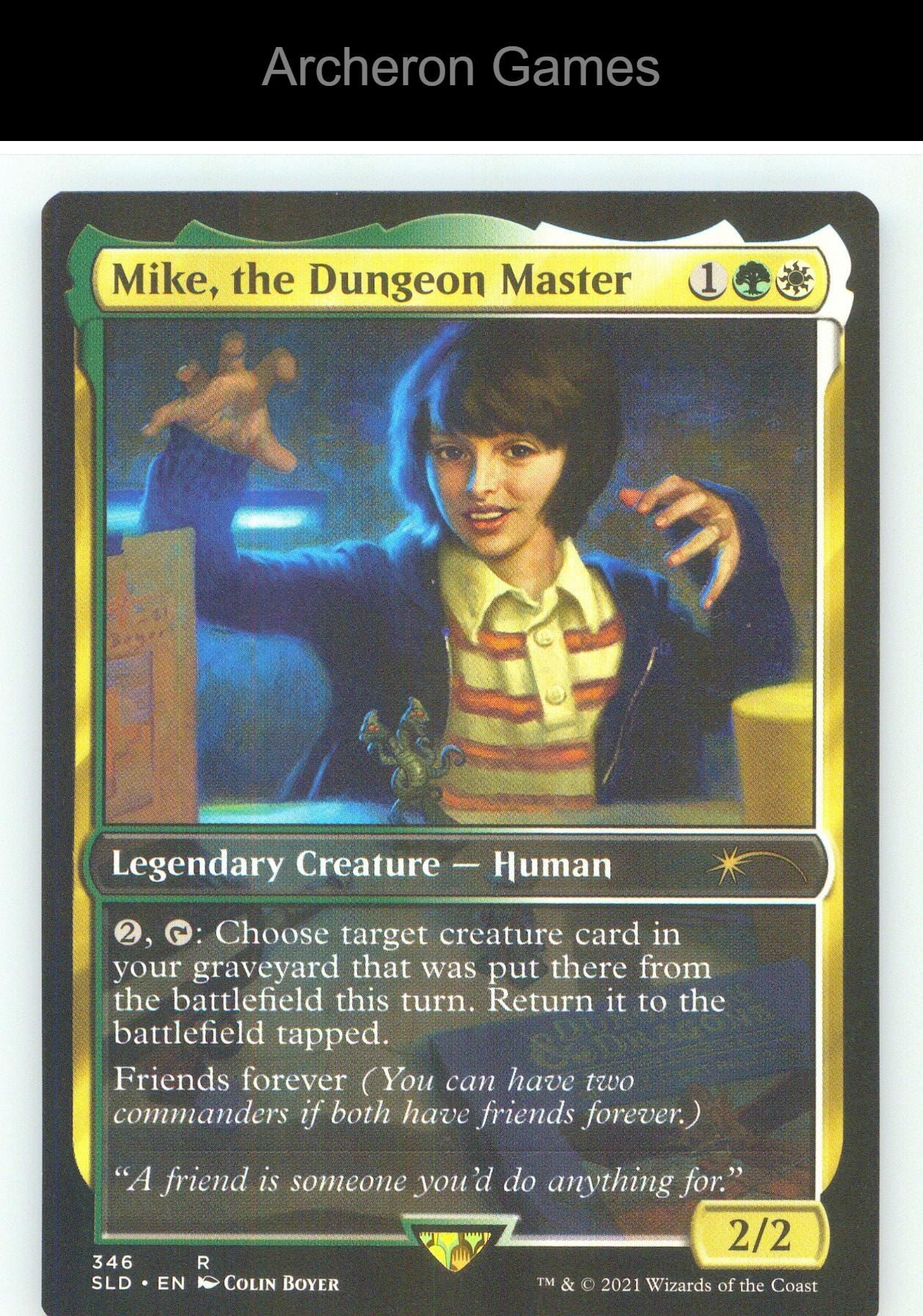 Mike, the Dungeon Master SLD 346 R MTG Card NM/EX+