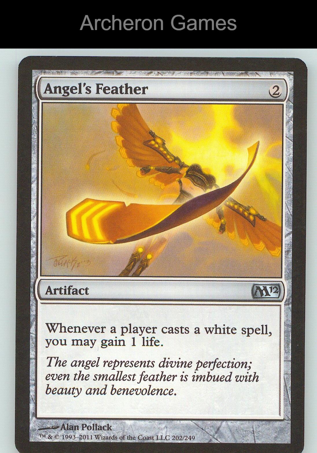Angel's Feather M12 202 UC MTG Card NM/EX+