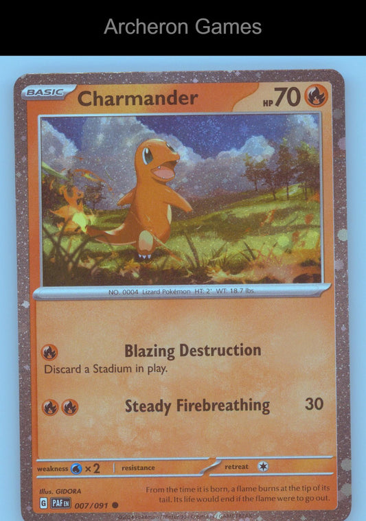 Pokemon Card Charmander (Cosmos Holo) MCAP 007/091
