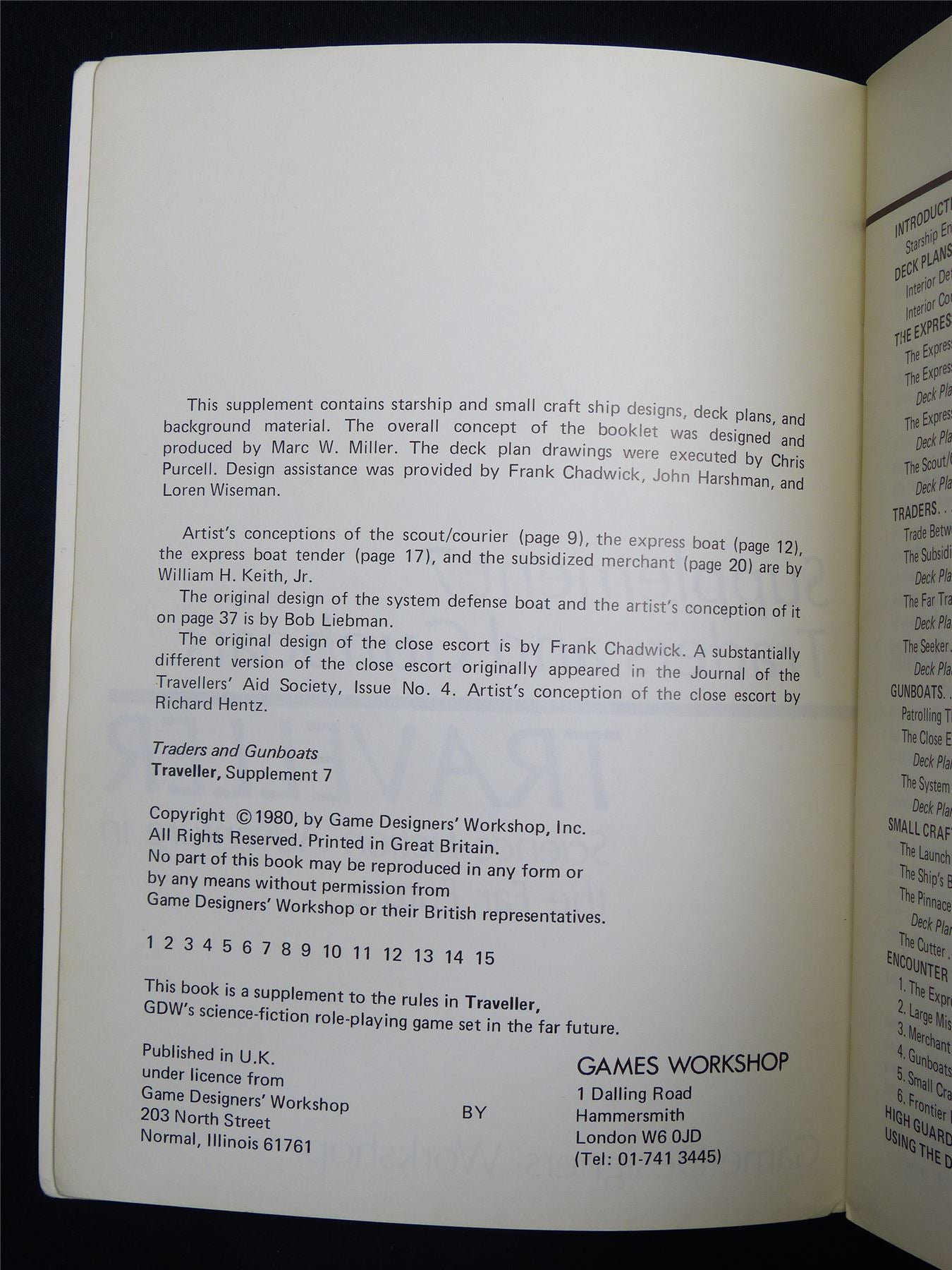Traveller: Supplement 7 Traders and Gunboats - Roleplaying Booklet #2T7