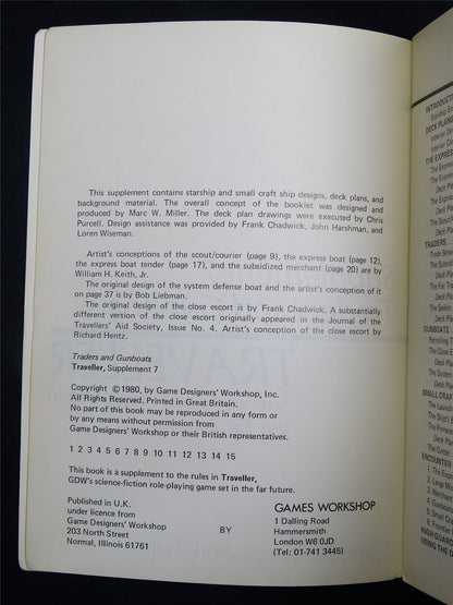 Traveller: Supplement 7 Traders and Gunboats - Roleplaying Booklet #2T7
