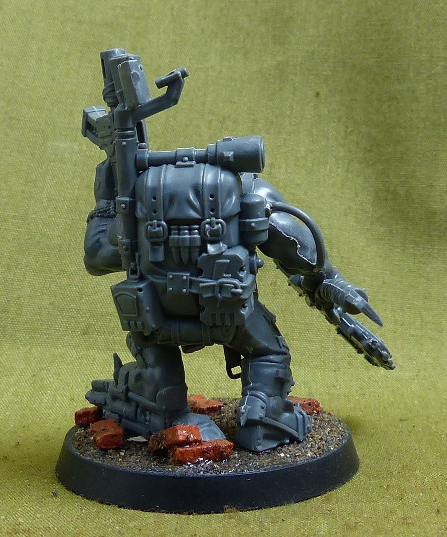 Boss Nob armed with a slugga and big choppa - Kommandos - Warhammer Kill Team 40K #50V