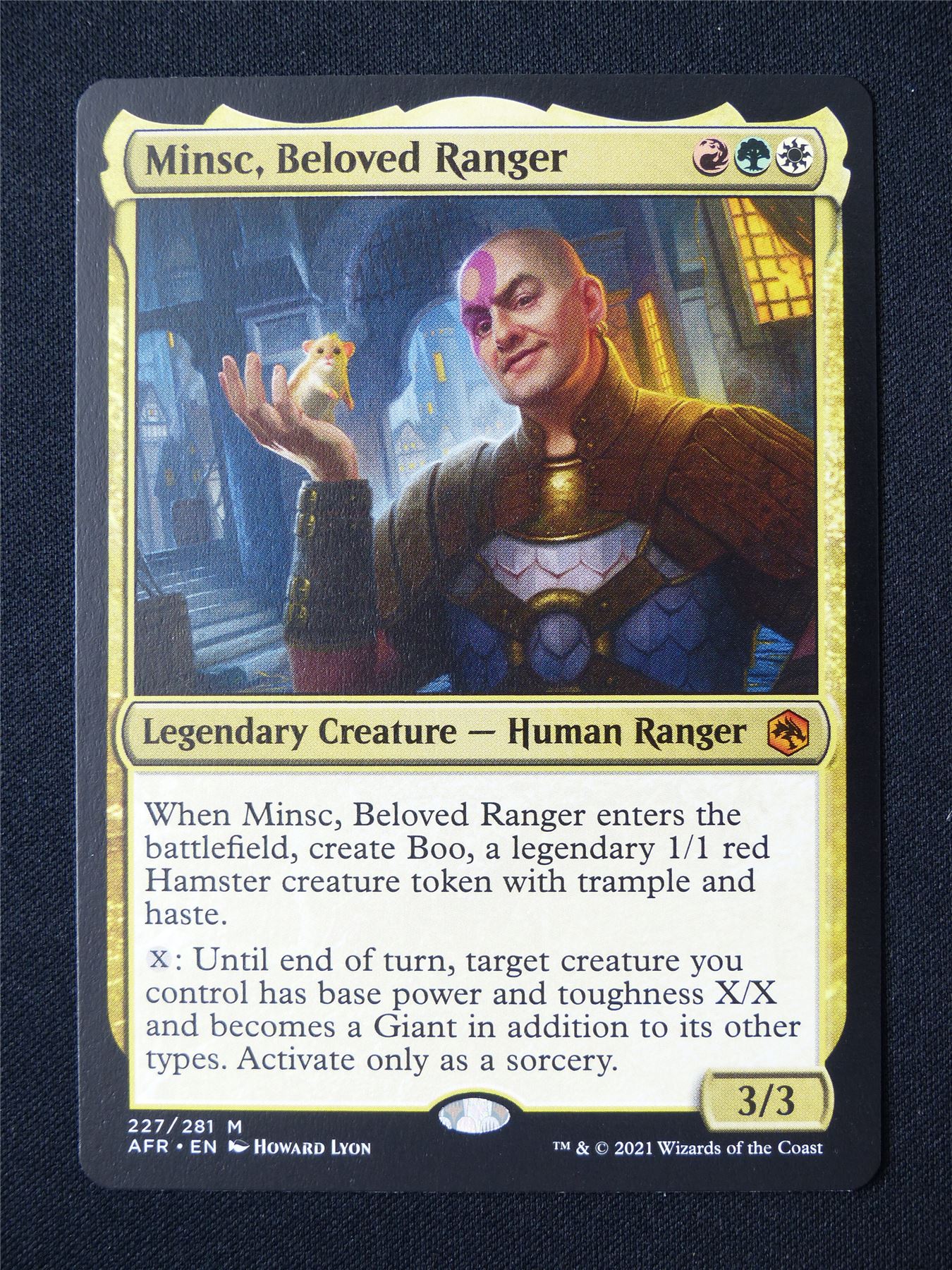 Minsc Beloved Ranger - AFR - Mtg Card #3EU