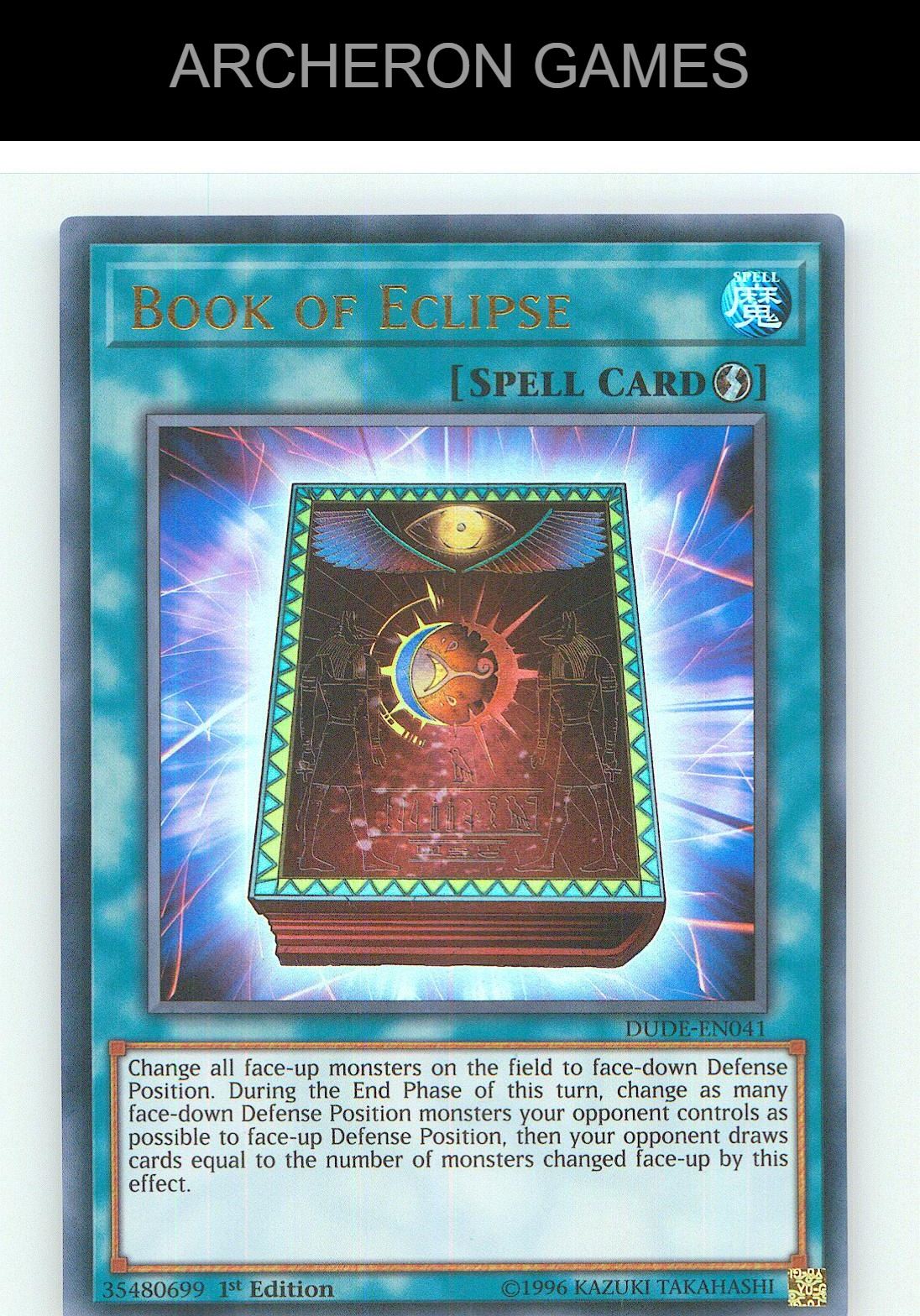 Book of Eclipse Ultra Rare YUGIOH Card 1st Edition