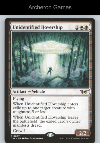 Unidentified Hovership 37 R MTG Card Promo Pack: Duskmourn: House of Horror