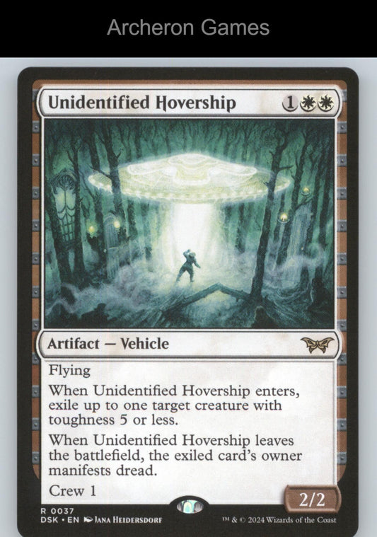 Unidentified Hovership 37 R MTG Card Promo Pack: Duskmourn: House of Horror
