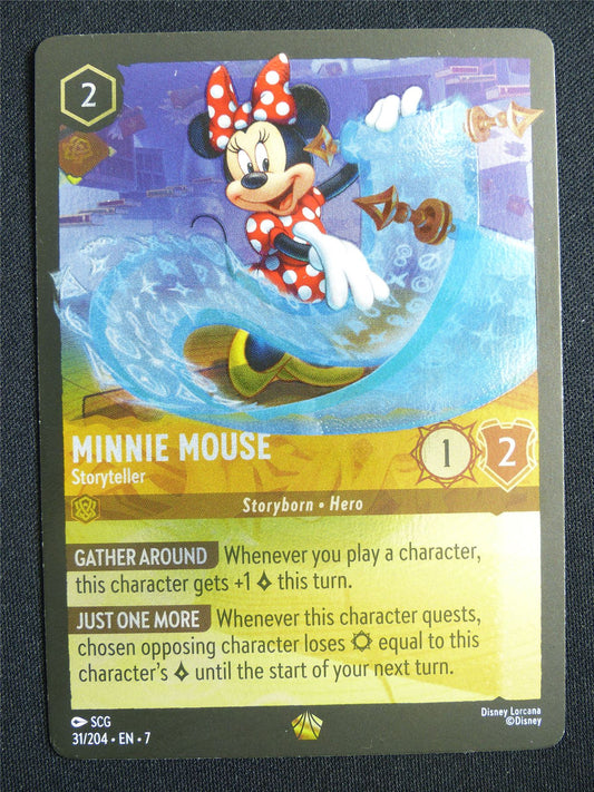Minnie Mouse Storyteller 31/204 Foil - Lorcana Card #13Z