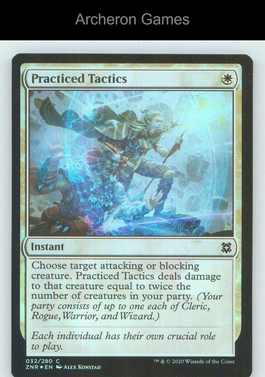 Practiced Tactics ZNR 32 C MTG Card NM/EX+ Foil