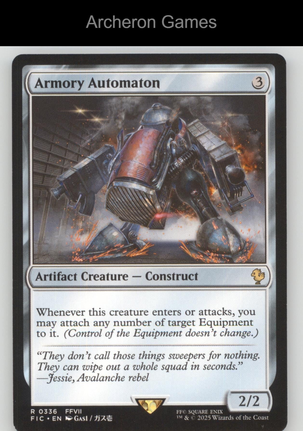 Armory Automaton 336 R MTG Card Commander: FINAL FANTASY