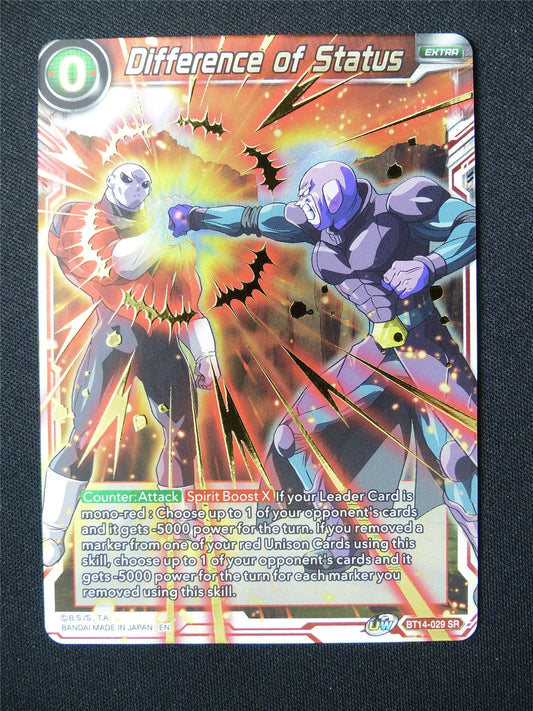 Difference of Status BT14 SR - Dragon Ball Super Card #5QI