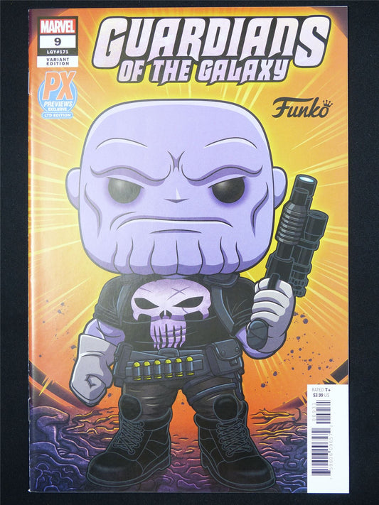 GUARDIANS of the Galaxy #9 Thanos Funko Pop Variant - B&B Marvel Comic #8DF