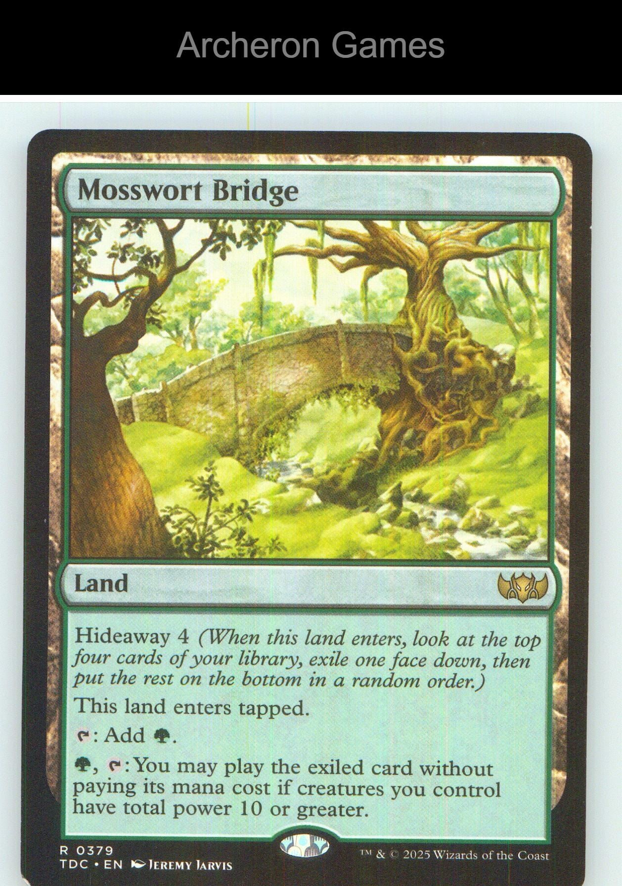 Mosswort Bridge TDC 379 R MTG Card NM/EX+