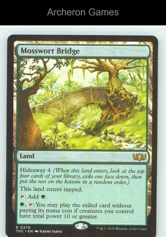 Mosswort Bridge TDC 379 R MTG Card NM/EX+