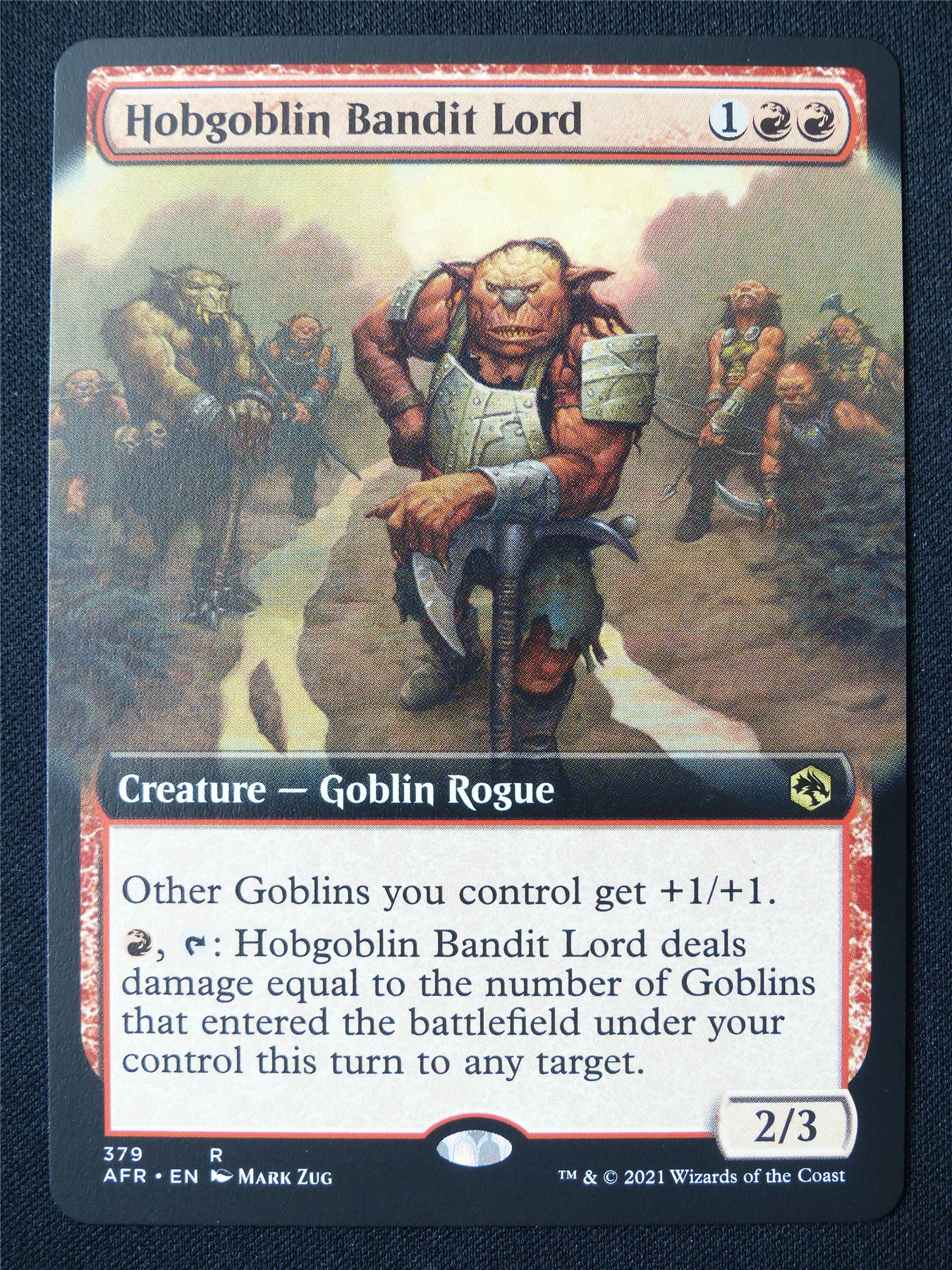 Hobgoblin Bandit Lord Extended Art - AFR - Mtg Card #1KF