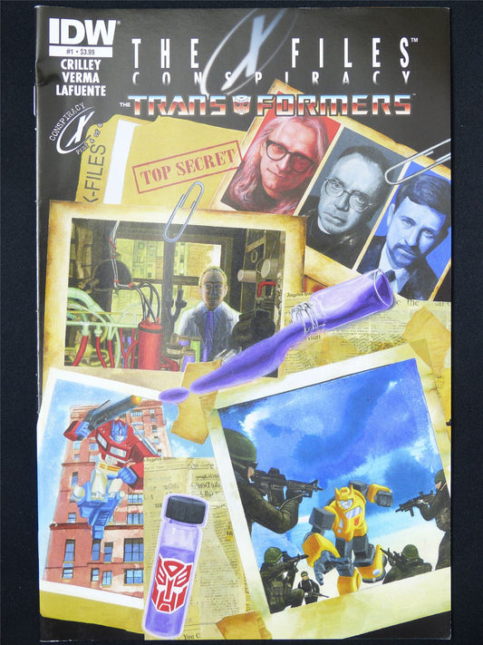 X-FILES Conspiracy: Transformers #1 - B&B IDW Comic #TK