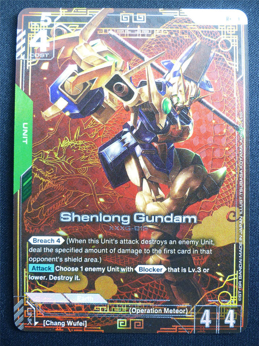 Shenlong Gundam GD01-029 LR+ Foil - Gundam Card #4EU