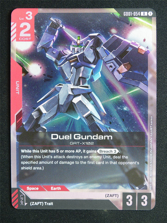 Duel Gundam GD01-054 R - Gundam Card #58I