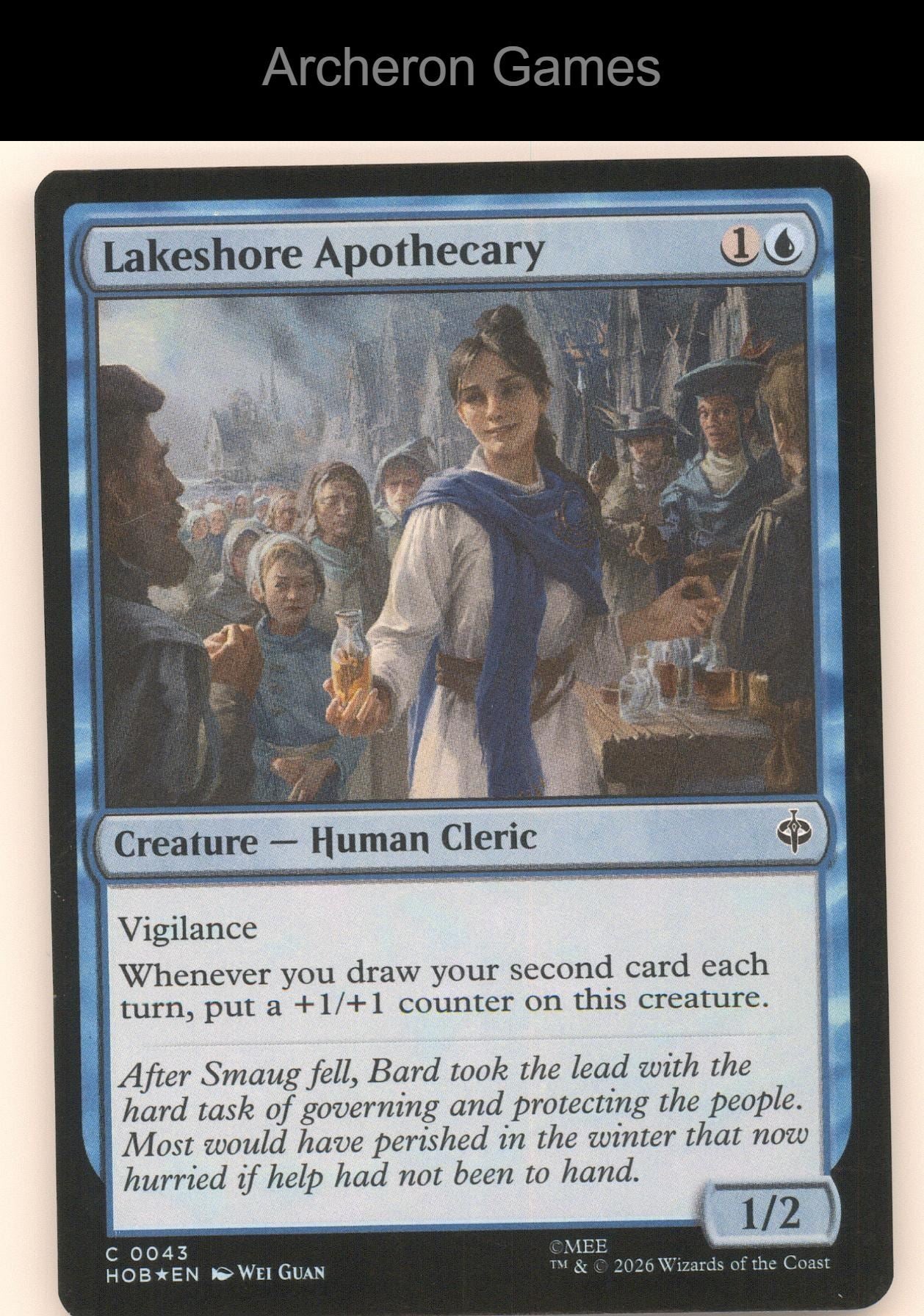 Lakeshore Apothecary HOB 43 C MTG Card The Hobbit