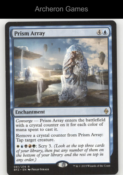 Prism Array 81 R MTG Card Battle for Zendikar