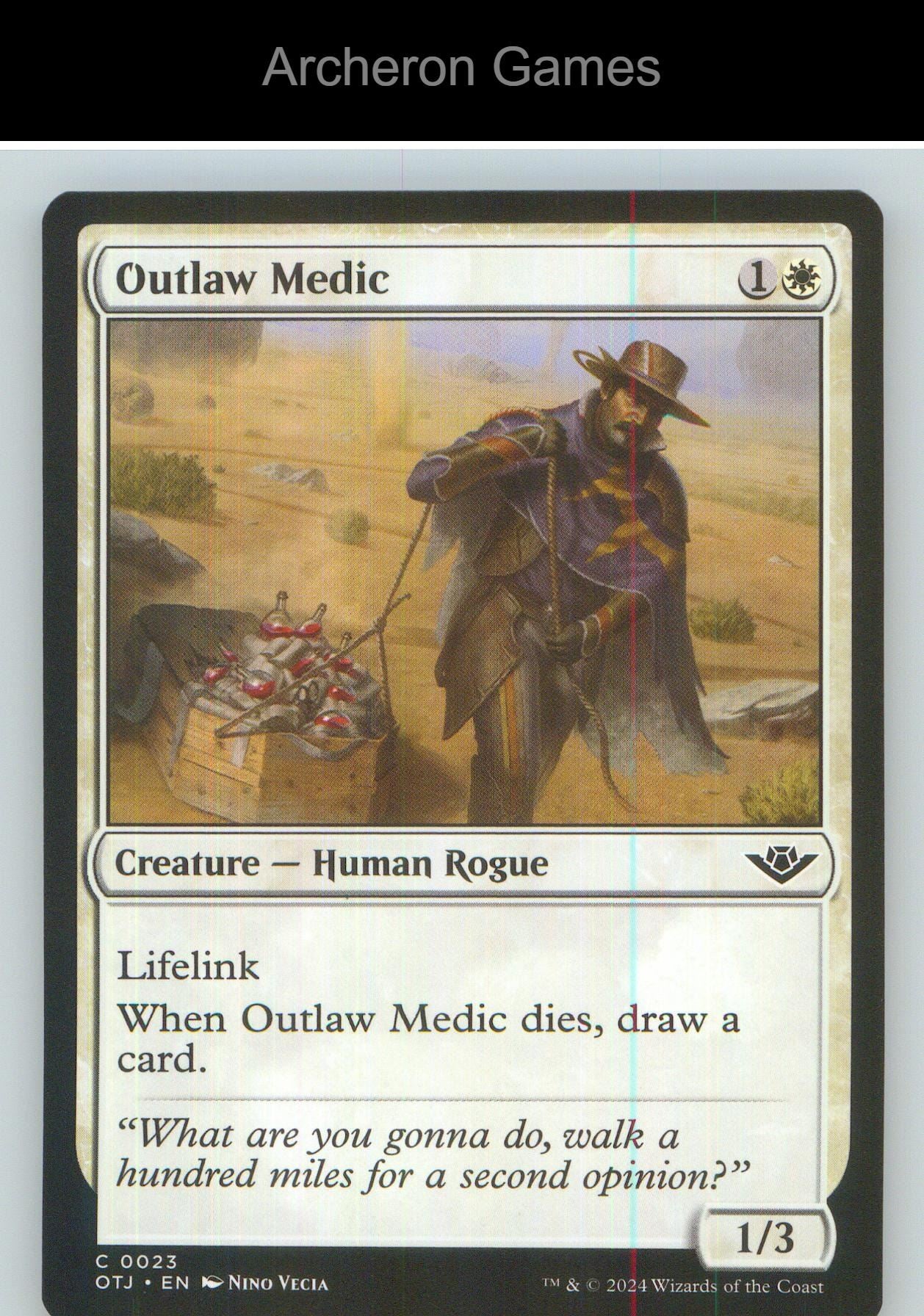 Outlaw Medic OTJ 23 C MTG Card NM/EX+