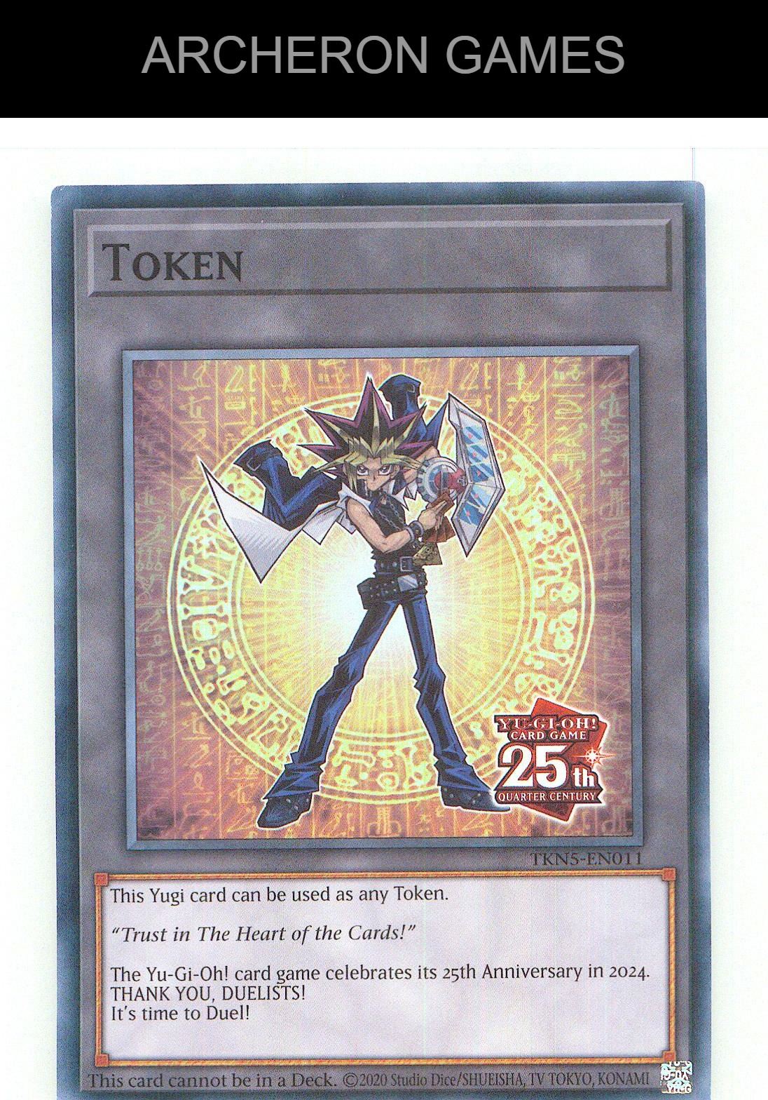 Token: Yugi SR YUGIOH Card Unlimited