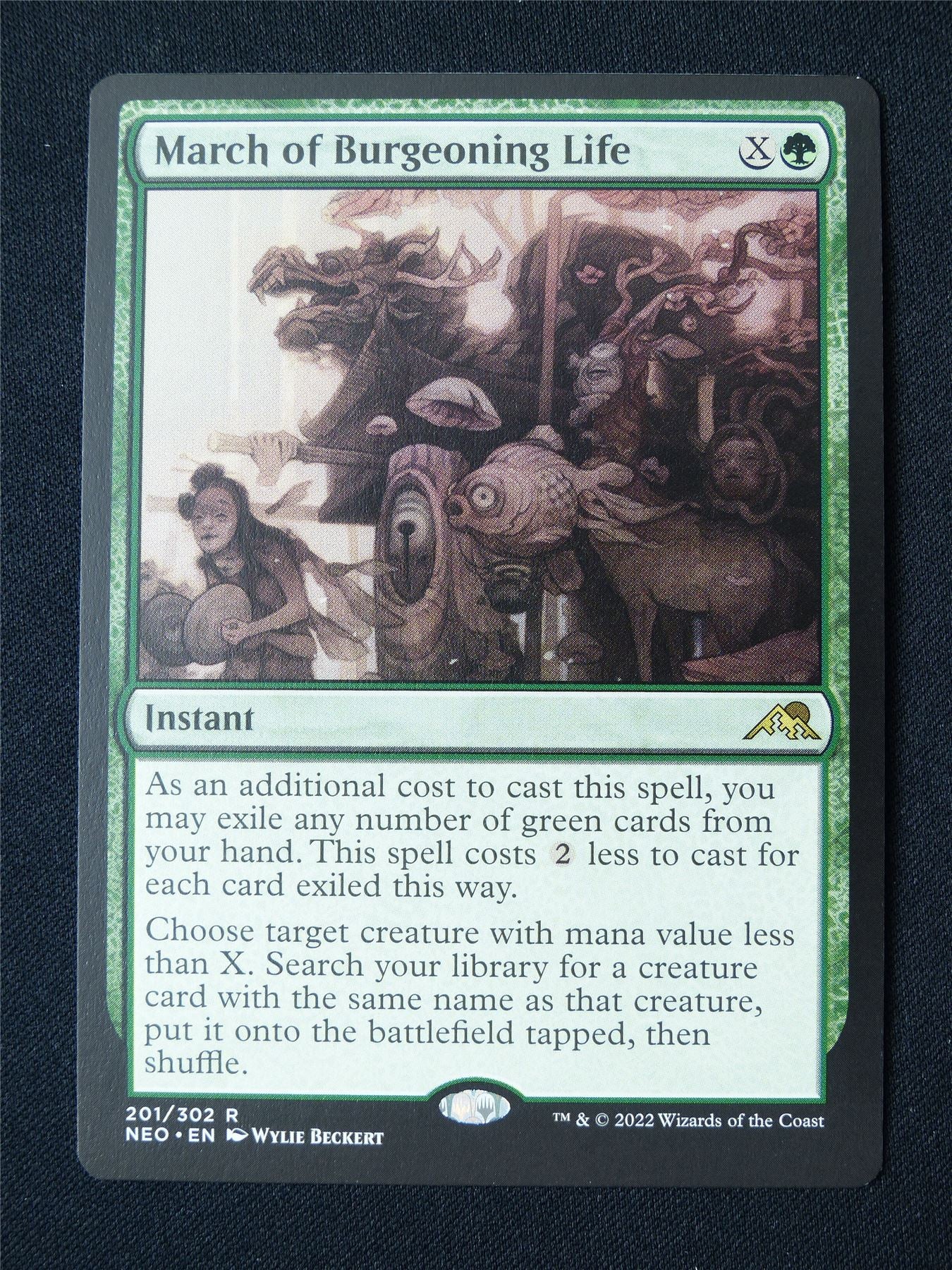 March of Burgeoning Life - NEO - Mtg Card #2XQ